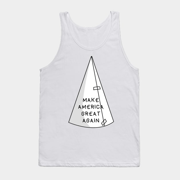 Trump Dunce Tank Top by drpigeon